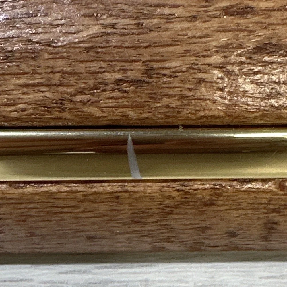 Nuance Solid Oak Wood (Set of 3) Photo Frame 8x10 Portrait Gold Trim *Imperfect